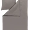 Jersey>Estella Mako-Interl.-Jersey-Bettwäsche grau