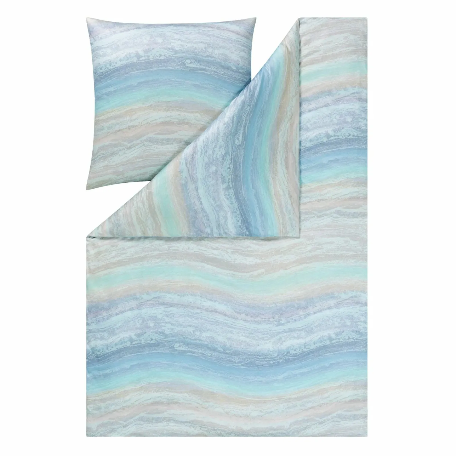 Estella Mako-Interl.-Jersey-Bettwäsche blau^ Jersey