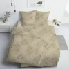 Jersey>Estella Mako-Interl.-Jersey-Bettwäsche beige
