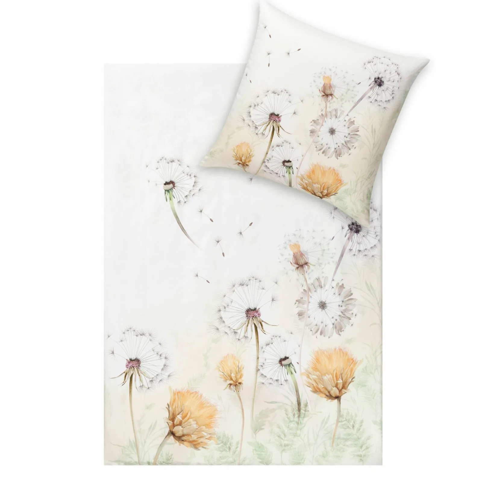 Estella Mako-Satin Bio-Bettwäsche beige^ Satin