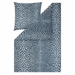 Estella Mako-Satin-Bettwäsche blau^ Satin