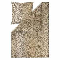 Estella Mako-Satin-Bettwäsche beige^ Satin