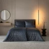 Estella Mako-Satin-Bettwäsche grau^ Satin