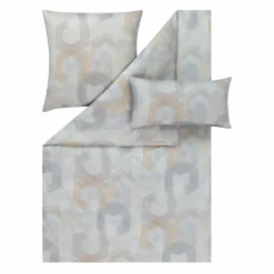 Estella Mako-Satin-Bettwäsche grau^ Satin