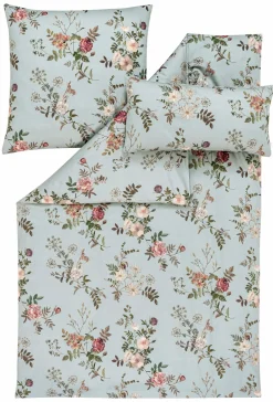 Estella Mako-Satin-Bettwäsche grün^ Satin