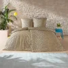 Satin>Estella Mako-Satin-Bettwäsche beige