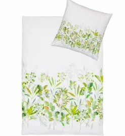 Estella Mako-Satin-Bettwäsche grün^ Satin