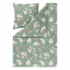 Estella Mako-Satin-Bettwäsche grün^ Satin