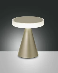 Tischleuchten>Fabas Luce LED-Tischleuchte 1flg goldfarben