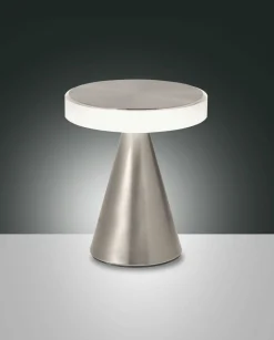 Fabas Luce LED-Tischleuchte 1flg silberfarben^ Tischleuchten