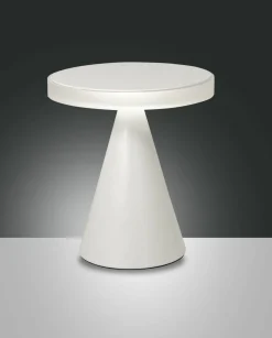 Fabas Luce LED-Tischleuchte 1flg weiß^ Tischleuchten