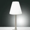 Tischleuchten>Fabas Luce Tischleuchte 1flg silberfarben