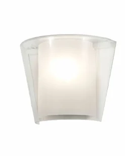 Wandleuchten>Fabas Luce Wandleuchte 1flg weißtransparent