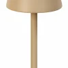 FH Lighting LED-Akku-Tischleuchte 1flg braun^ Tischleuchten