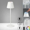 Außen Tischleuchten|Akku Tischleuchten>FH Lighting LED-Akku-Tischleuchte 1flg weiß