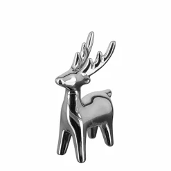 Fink Dekofigur Hirsch 18cm silberfarben^ Dekoration