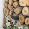 Fink Dekofigur Hirsch 15cm silberfarben^ Dekoration