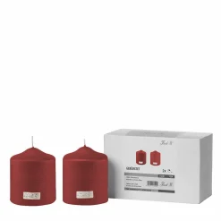 Fink Stumpenkerze 10cm rot^ Kerzen