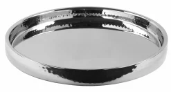 Fink Tablett 31,5cm silberfarben^ Dekoration