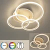 Deckenleuchten|Pendelleuchten>Fischer & Honsel LED-Deckenleuchte 1flg beigegrau