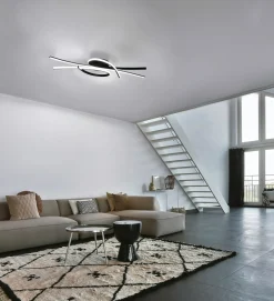 Fischer & Honsel LED-Deckenleuchte 1flg silberfarben^ Deckenleuchten