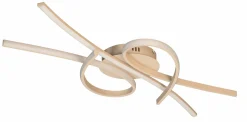 Deckenleuchten>Fischer & Honsel LED-Deckenleuchte 1flg braun