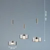 Fischer & Honsel LED-Pendelleuchte 3flg silberfarben^ Pendelleuchten