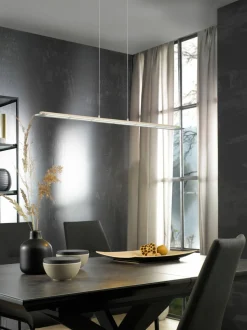 Pendelleuchten>Fischer & Honsel LED-Pendelleuchte 1flg braun