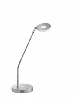 Fischer & Honsel LED-Tischleuchte 1flg silberfarben^ Tischleuchten|Schreibtischlampen