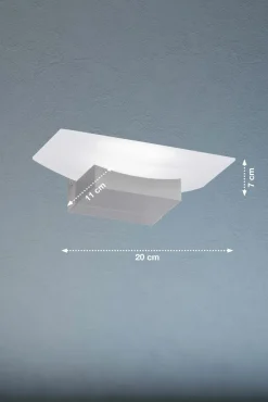 Fischer & Honsel LED-Wandleuchte 1flg silberfarben^ Wandleuchten