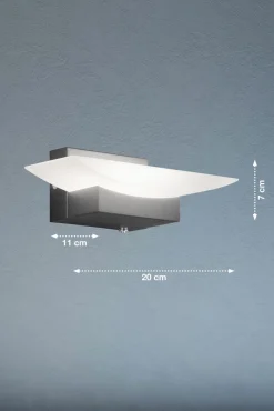 Fischer & Honsel LED-Wandleuchte 1flg schwarz^ Wandleuchten