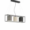 Pendelleuchten>Fischer & Honsel Pendelleuchte 3flg schwarz