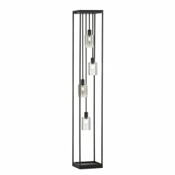 Fischer & Honsel Stehleuchte 4flg schwarz^ Stehleuchten