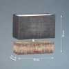 Tischleuchten>Fischer & Honsel Tischleuchte 1flg braun