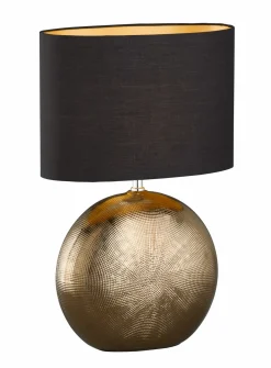 Fischer & Honsel Tischleuchte 1flg braun^ Tischleuchten