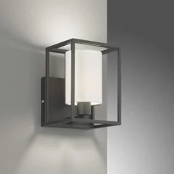 Fischer & Honsel Wandleuchte 1flg schwarzweiß^ Wandleuchten