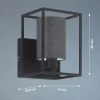 Wandleuchten>Fischer & Honsel Wandleuchte 1flg schwarz