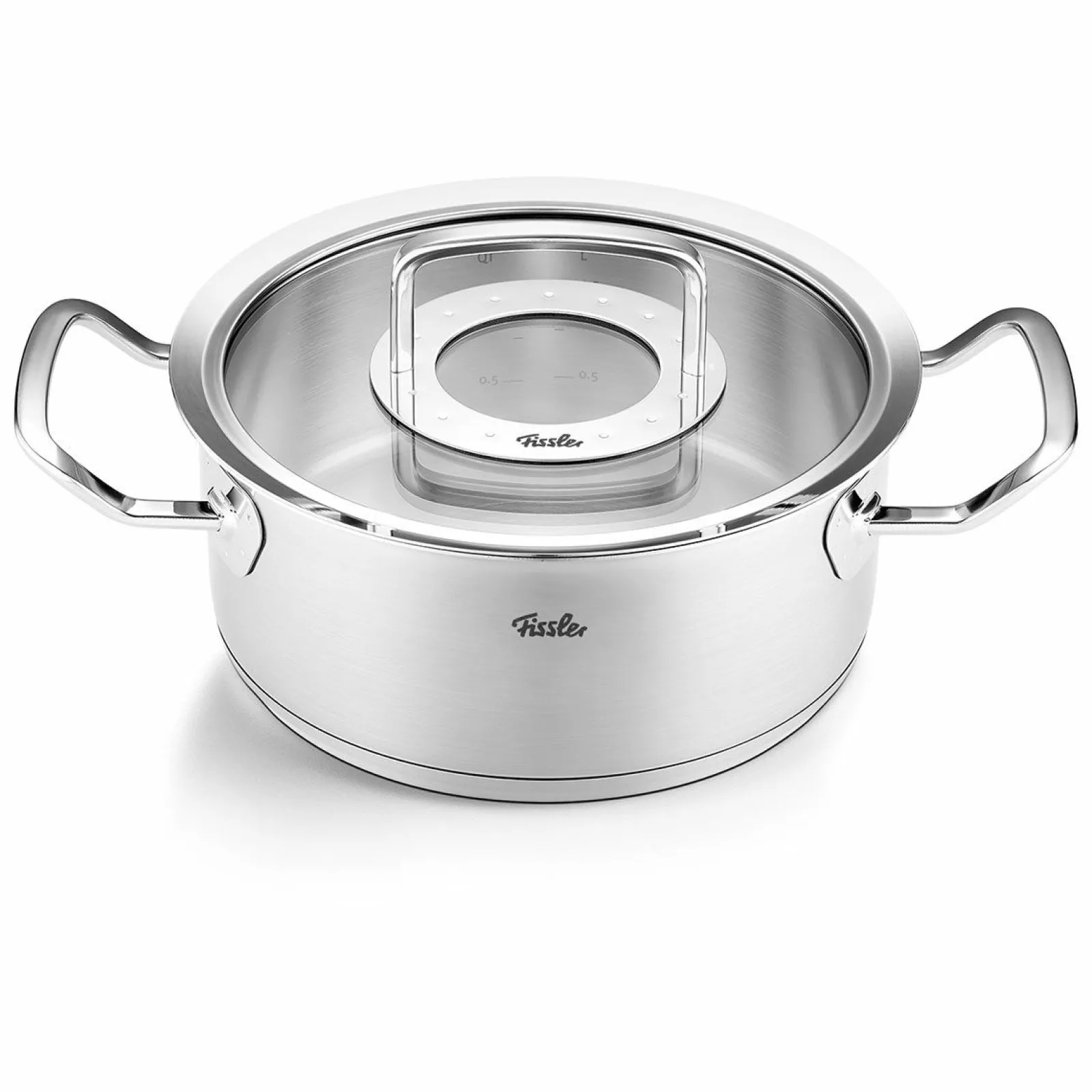 Fissler Bratentopf 20cm silberfarben^ Töpfe