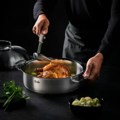 Fissler Bratentopf 20cm silberfarben^ Töpfe