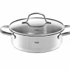 Töpfe>Fissler Bratentopf 20cm silberfarben