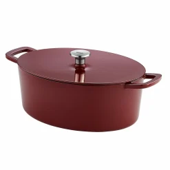 Fissler Bräter oval 33cm rot^ Bräter & Schmortöpfe