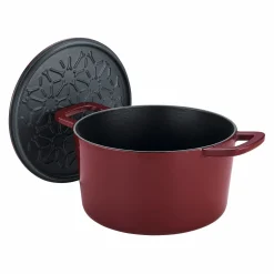 Bräter & Schmortöpfe>Fissler Bräter rund 24cm rot