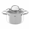Töpfe>Fissler Kochtopf 16cm silberfarben