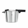 Schnellkochtöpfe>Fissler Schnellkochtopf 10l silberfarben