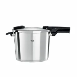 Schnellkochtöpfe>Fissler Schnellkochtopf 10l silberfarben