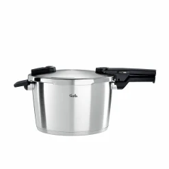 Schnellkochtöpfe>Fissler Schnellkochtopf 8,0l silberfarben