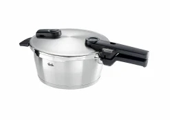 Schnellkochtöpfe>Fissler Schnellkochtopf 3,5l silberfarben