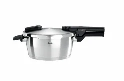 Schnellkochtöpfe>Fissler Schnellkochtopf 3,5l silberfarben
