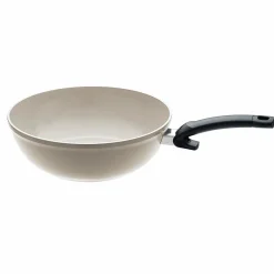 Woks>Fissler Stielwok 30cm grau