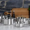 Fissler Topfset 5tlg silberfarben^ Topfsets